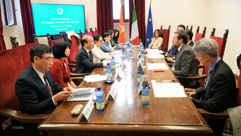 越南和意大利加强司法和法律领域合作关系