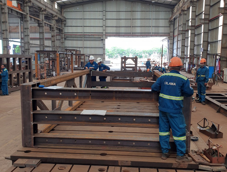 越南LILAMA为美国西海岸制氢厂项目制造和组装 两个电解模块