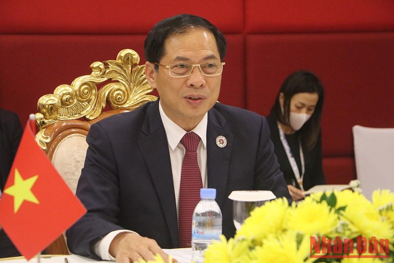 越南外长裴青山会见菲律宾外长恩里克·马纳洛