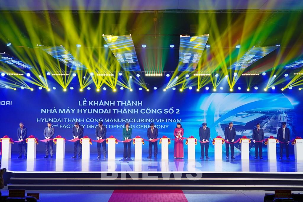 韩国现代成功汽车越南二号生产厂竣工