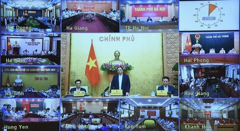 越南政府总理范明正主持召开全国政策宣传工作视频会议【组图】