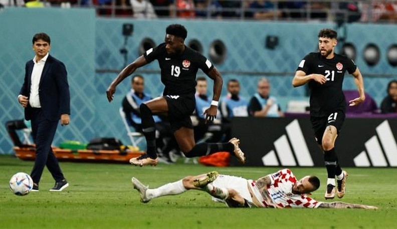 2022年卡塔尔世界杯：克罗地亚队以4比1逆转加拿大队