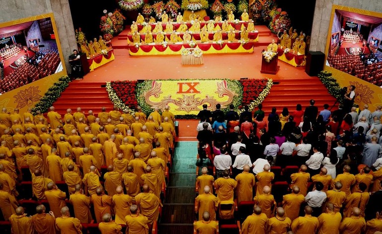 越南佛教协会第9次全国代表大会落下帷幕