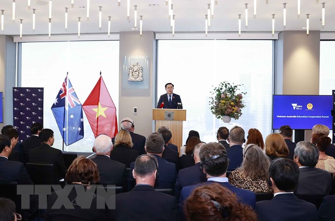 越南国会主席王廷惠出席越南与澳大利亚教育合作论坛