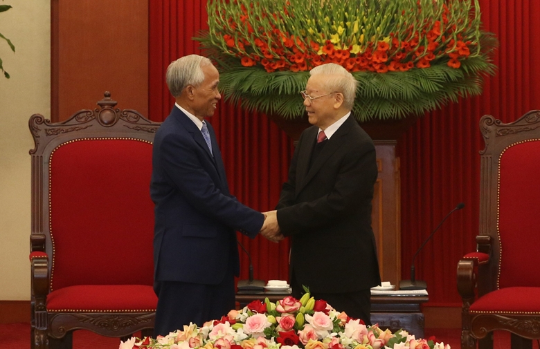 阮富仲总书记：越老两国继续配合展开宣教工作