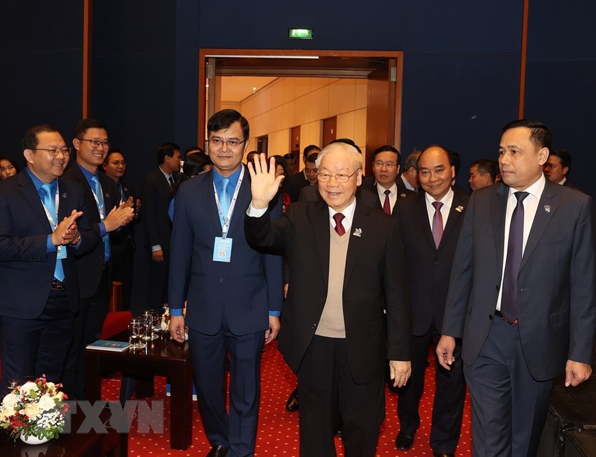 胡志明共青团第十二次全国代表大会开幕式隆重举行（组图）