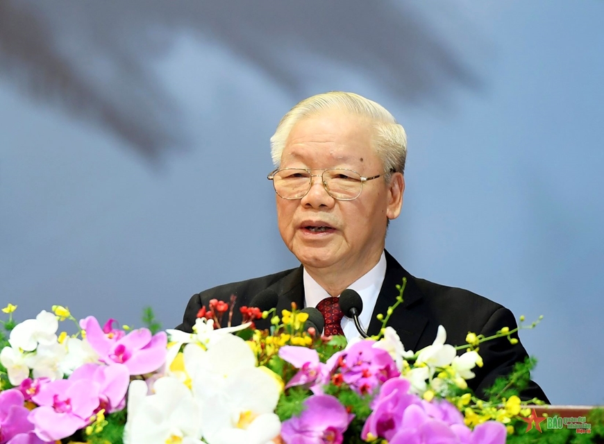 阮富仲总书记出席胡志明共青团第十二次全国代表大会