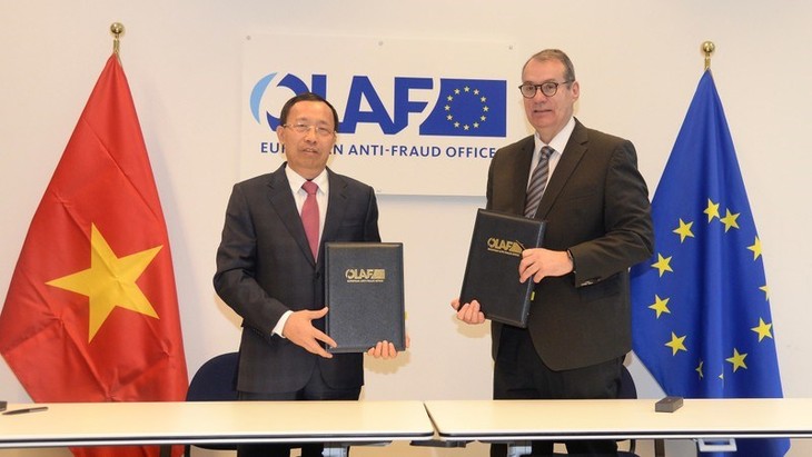 越南海关总署与欧洲反欺诈局加强合作