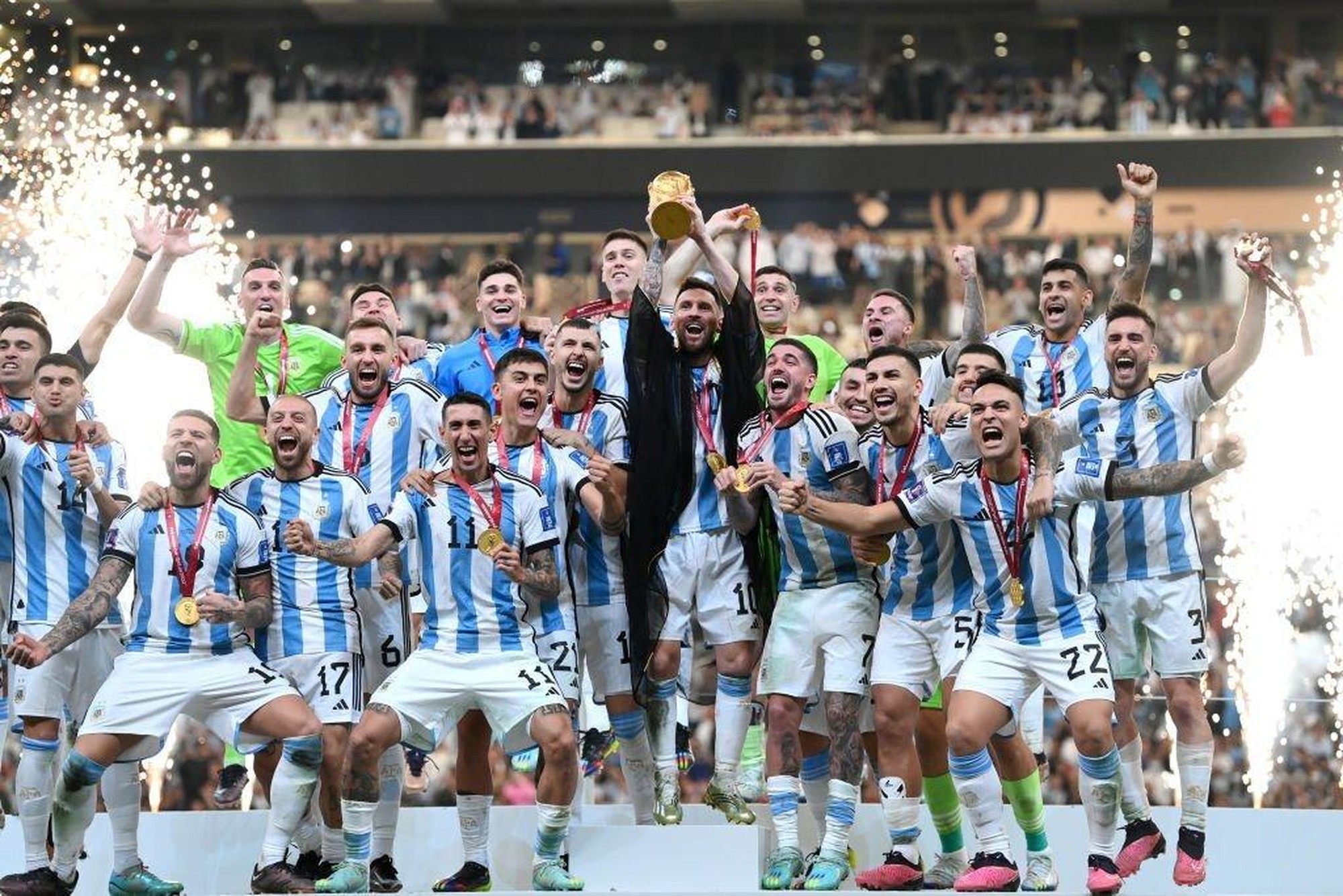 阿根廷队点球大战以4比2击败法国队夺得本届世界杯冠军