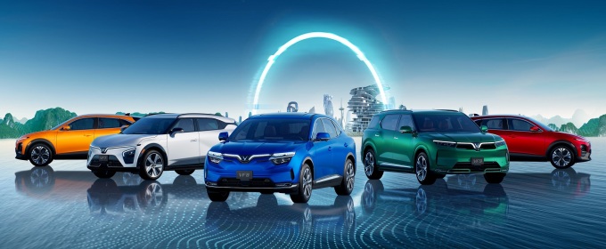 VinFast电动车亮相2023年美国CES展会