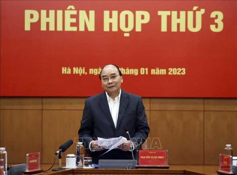 越南国家主席阮春福主持召开司法改革指导委员会第三次会议