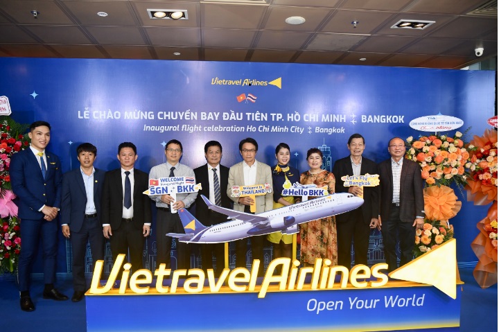 Vietravel Airlines开通胡志明市至曼谷的国际航线