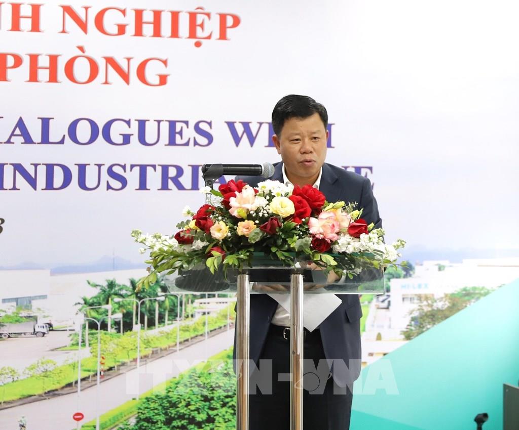 海防市与日本企业进行对话