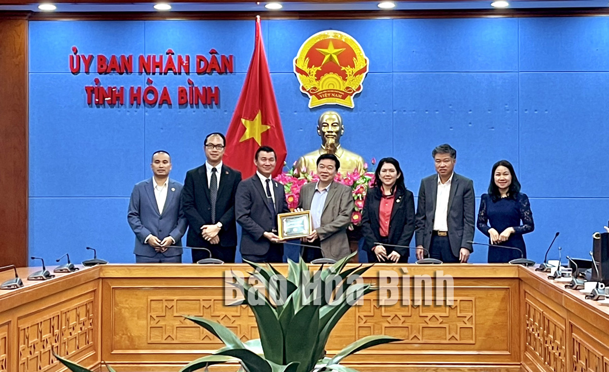 力推和平省与在日越南企业协会之间的合作