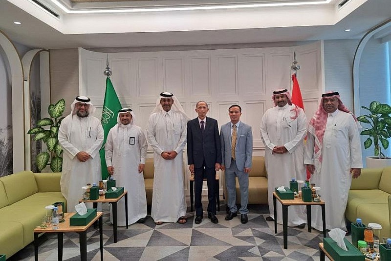 越南驻沙特阿拉伯大使馆经济商务处举行出口产品展示活动