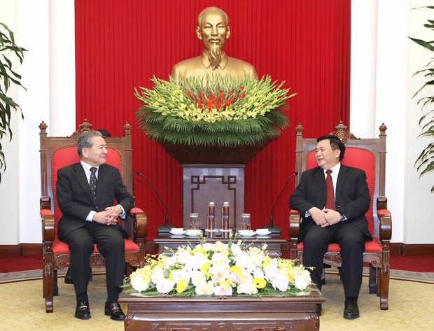 加强越日党建工作经验交流