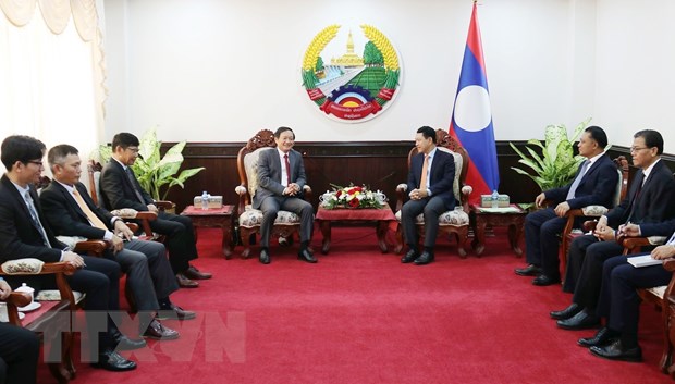 越南驻老挝大使馆在老挝新年到来之际开展拜年活动