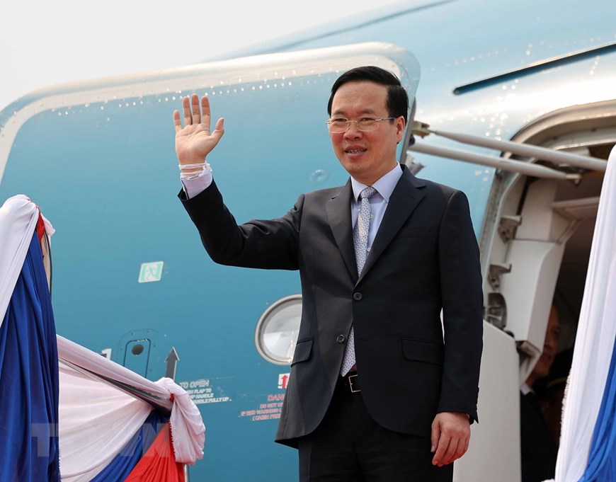 国家主席武文赏圆满结束对老挝进行的正式访问（组图）