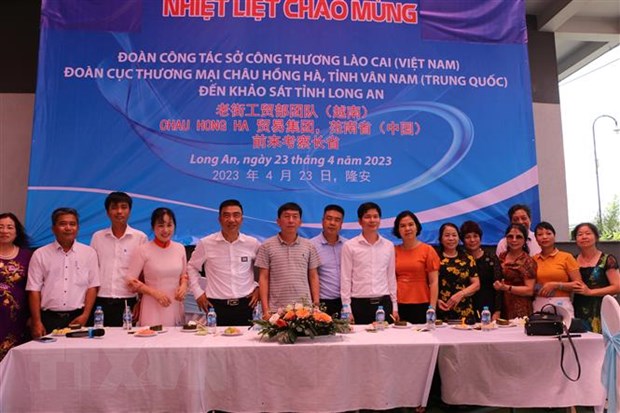 促进隆安省与中国云南企业之间的贸易对接