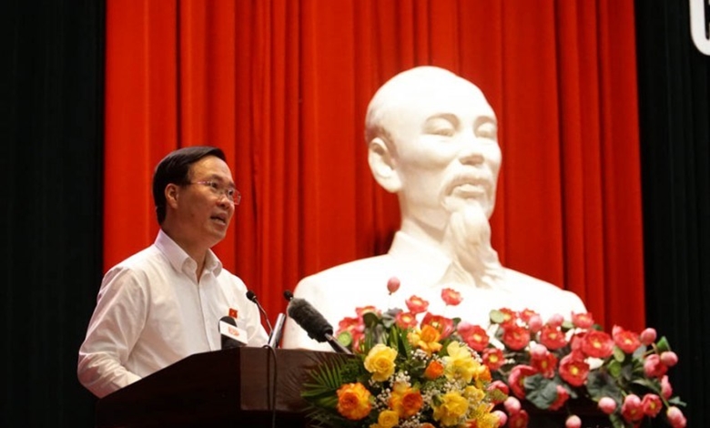 越南国家主席武文赏出席岘港市选民见面会