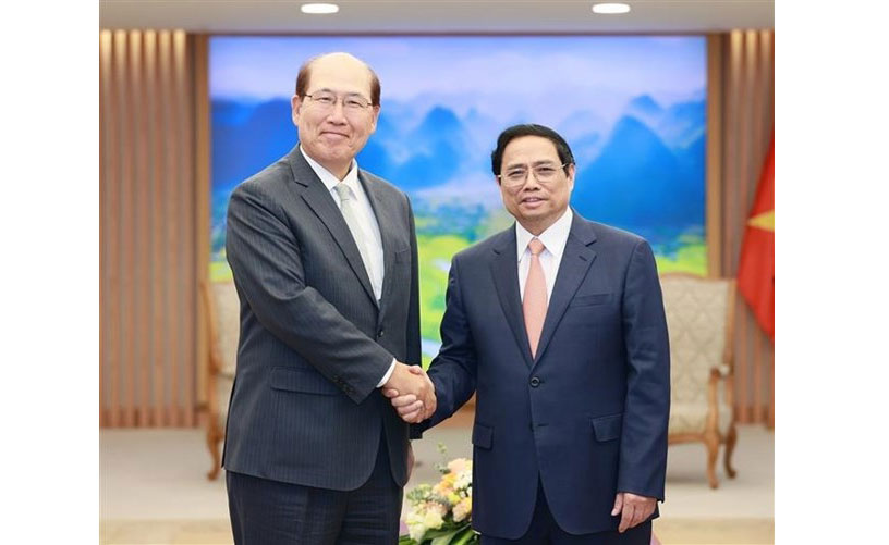 范明正总理会见国际海事组织秘书长林基泽