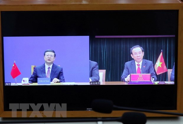 胡志明市与中国上海加强合作