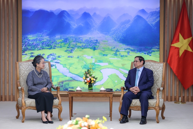 范明正总理会见联合国副秘书长兼亚太经社会执行秘书