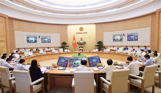越南政府与各地方线上会议暨2023年6月政府例行会议召开