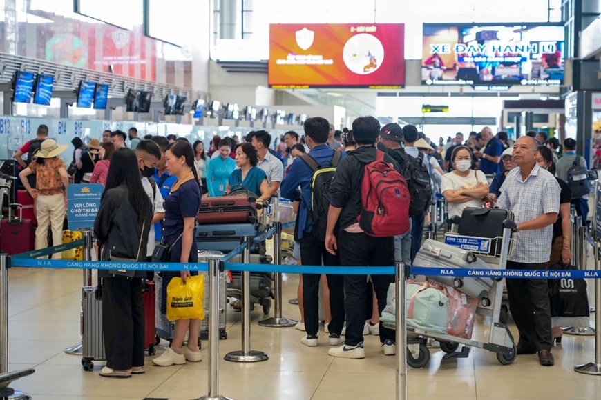 内排国际航空港在国庆节期间旅客吞吐量约达41万人次