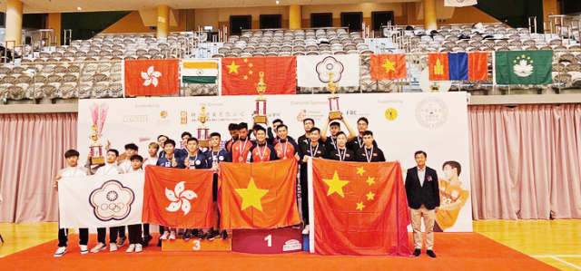 越南在亚洲足毽锦标赛上排名第一