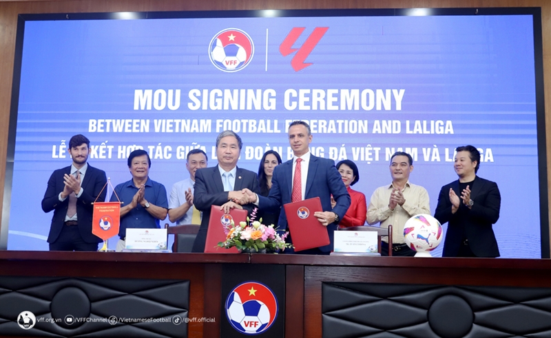 VFF与LaLiga合作促进越南职业足球发展