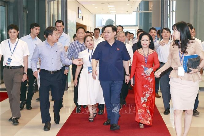 越南国会主席王廷惠出席第九届全球青年议员大会彩排活动