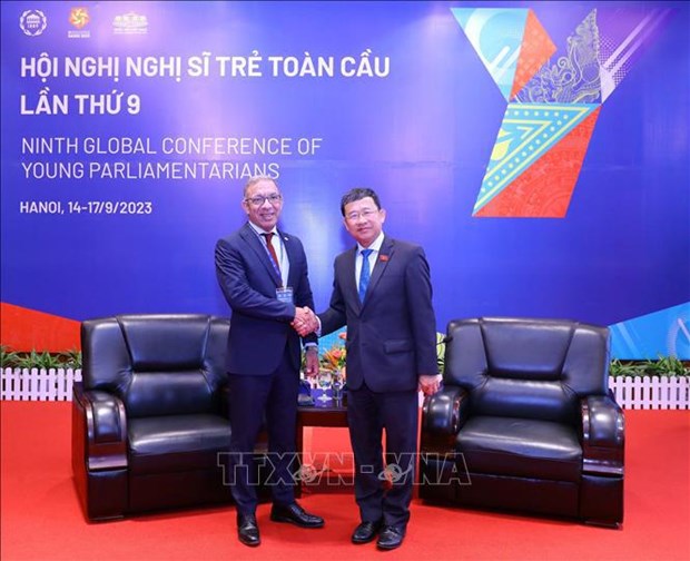 越南国会对外委员会主任武海河会见各国议会联盟主席杜阿尔特·帕谢科