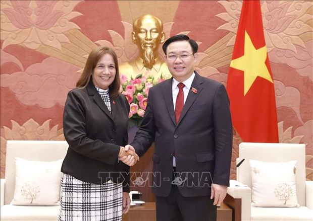 国会主席王廷惠会见古巴全国人民政权代表大会副主席