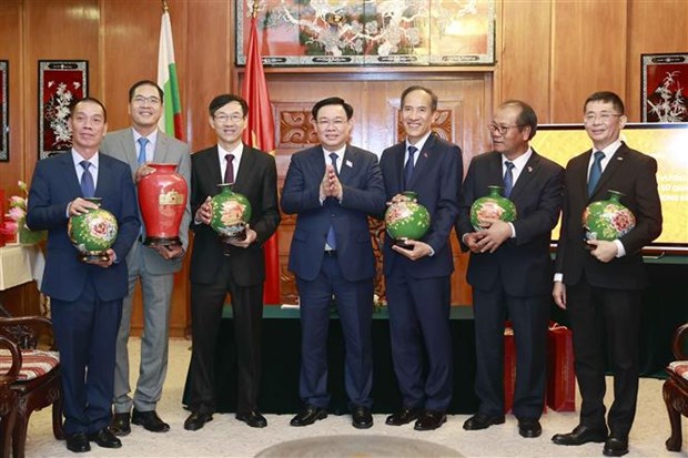 王廷惠主席会见越南驻欧洲部分国家的大使