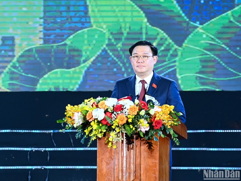越南国会主席王廷惠出席荣市建市60周年纪念活动【组图】