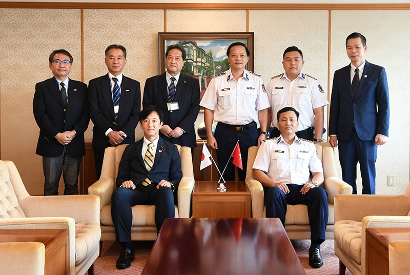 越南海警力量与日本海上保安厅第5区和地方政府加强交流合作