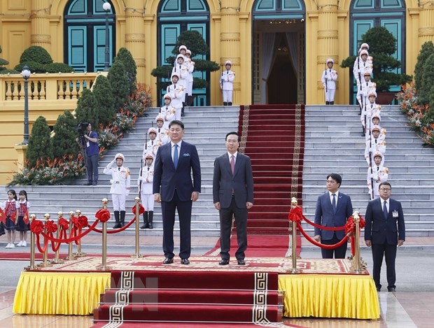 越南与蒙古国发表联合公报