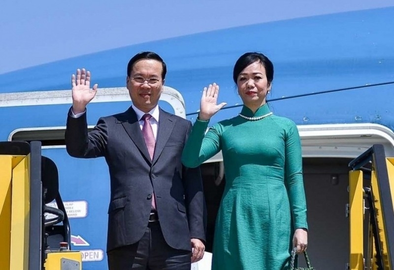 越南国家主席武文赏启程前往美国出席APEC领导人峰会周及开展双边活动