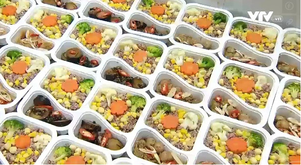 越南首次出口素食盒饭