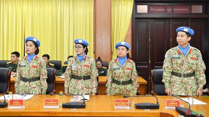 越南增派4名军官参与联合国维和行动