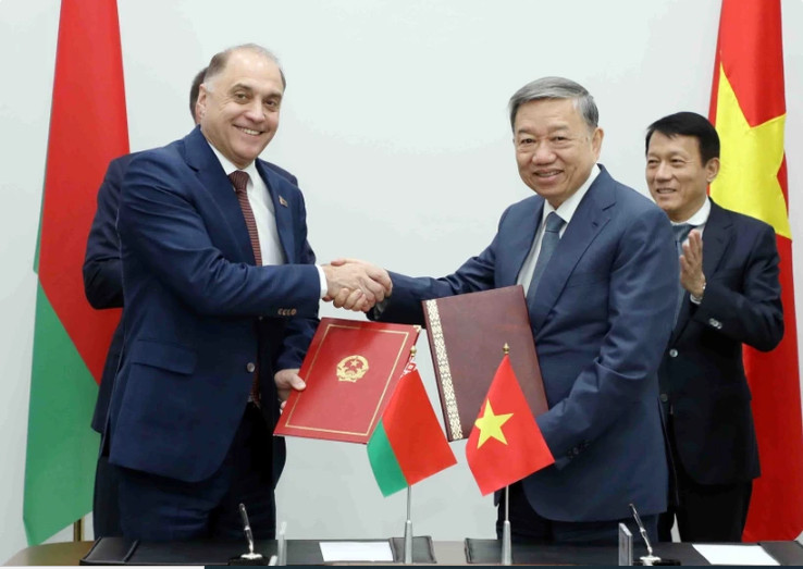 越南和白俄罗斯加强在安全和打击犯罪领域的合作