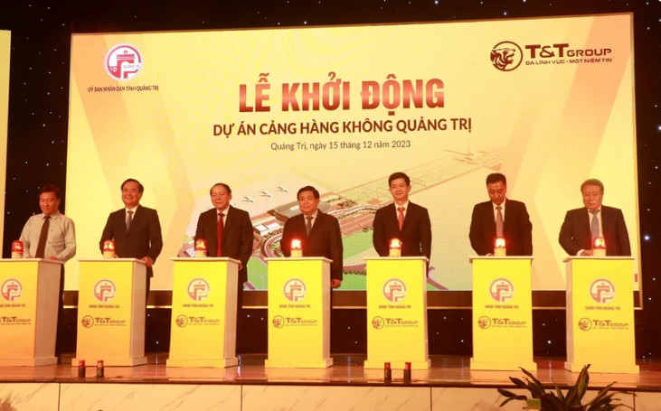 投资总额达5 83万亿越盾的广治省航空港项目正式启动