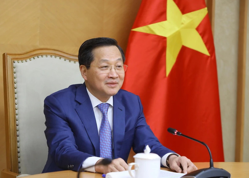 越南政府副总理黎明慨与韩国副总理秋京浩通电话