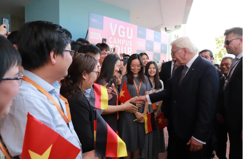 德国总统施泰因迈尔：越德大学是两国关系的“旗舰项目”
