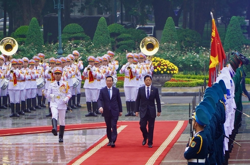菲律宾总统对越南进行国事访问：越菲发表联合新闻公报