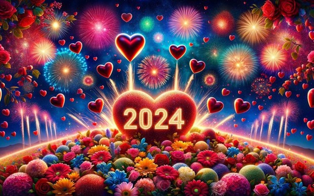 世界各国和各政党领导人就2024年甲辰龙年春节向阮富仲总书记致贺信和贺卡