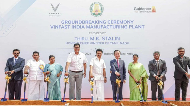VinFast在印度兴建首家电动车生产厂