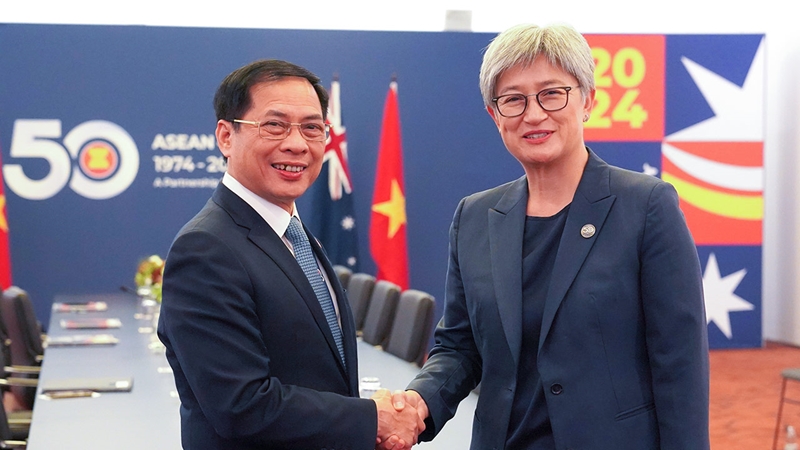 越南外交部长裴青山访澳的双边活动