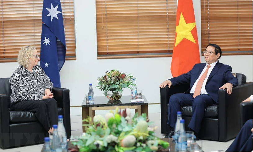 越南政府总理范明正会见澳大利亚-越南友好议员小组主席